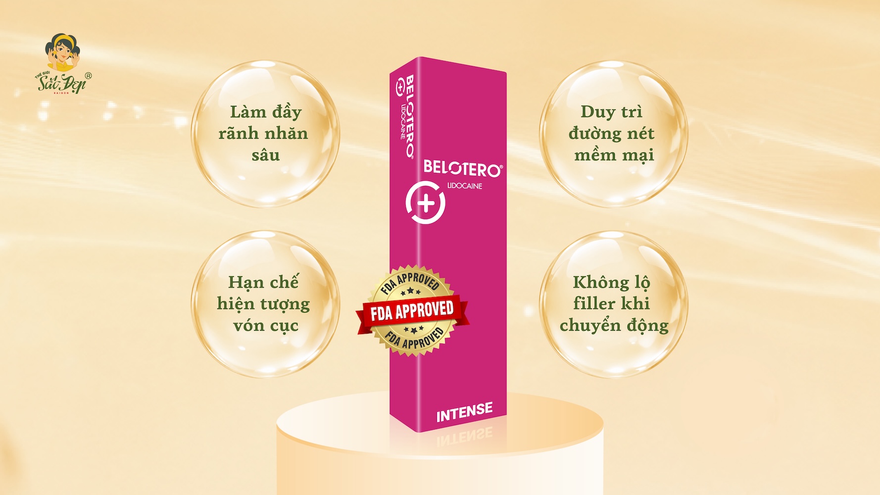 Cấu trúc gel ổn định và khả năng nâng đỡ vượt trội của Belotero Intense