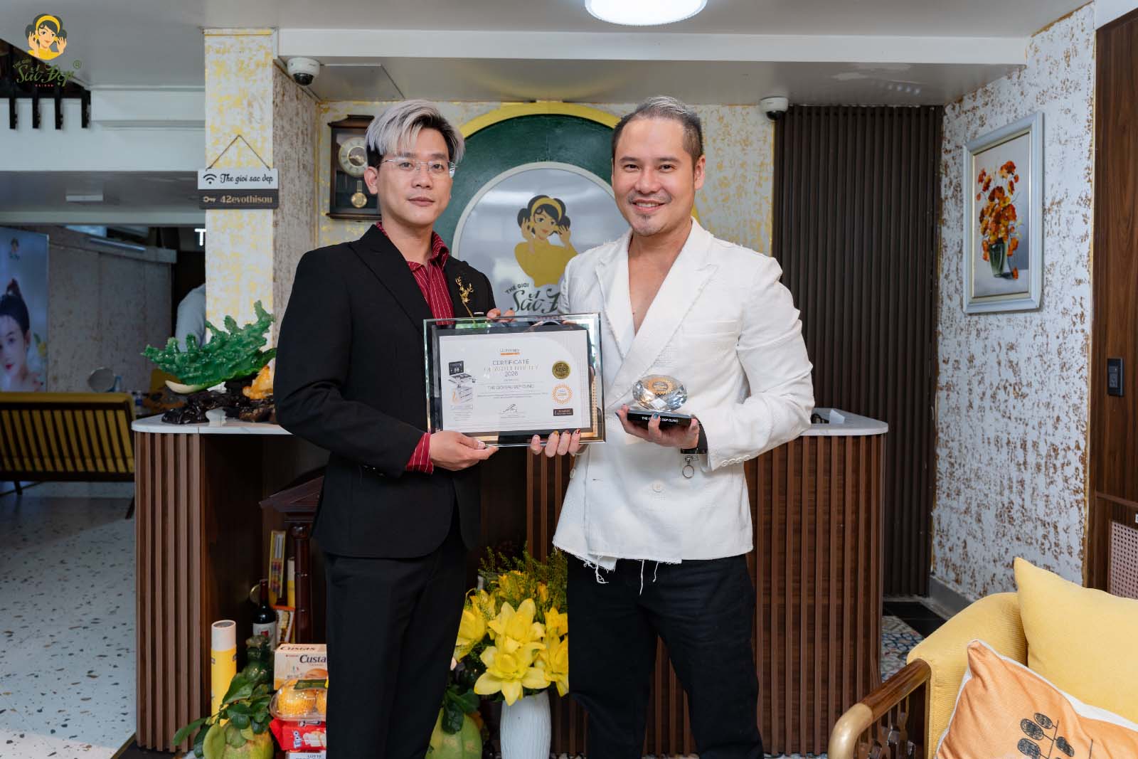 Mỹ Viện Thế Giới Sắc Đẹp đạt Chứng Nhận Trung Tâm Ultherapy Prime chính hãng